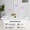 2 Pack 6FT Table Cloth for Rectangular Fitted Events Stretch White Table Covers Washable Spandex Spring Tablecloth Protector for Party, Wedding, Cocktail, Banquet, Festival